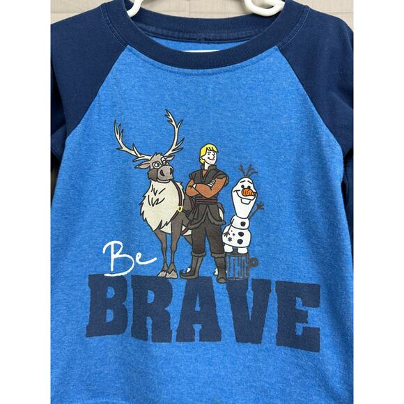 Disney Frozen Be Brave Toddler Boy Kristoff/Olaf/Sven Shirt, Size 3T - Picture 1 of 5